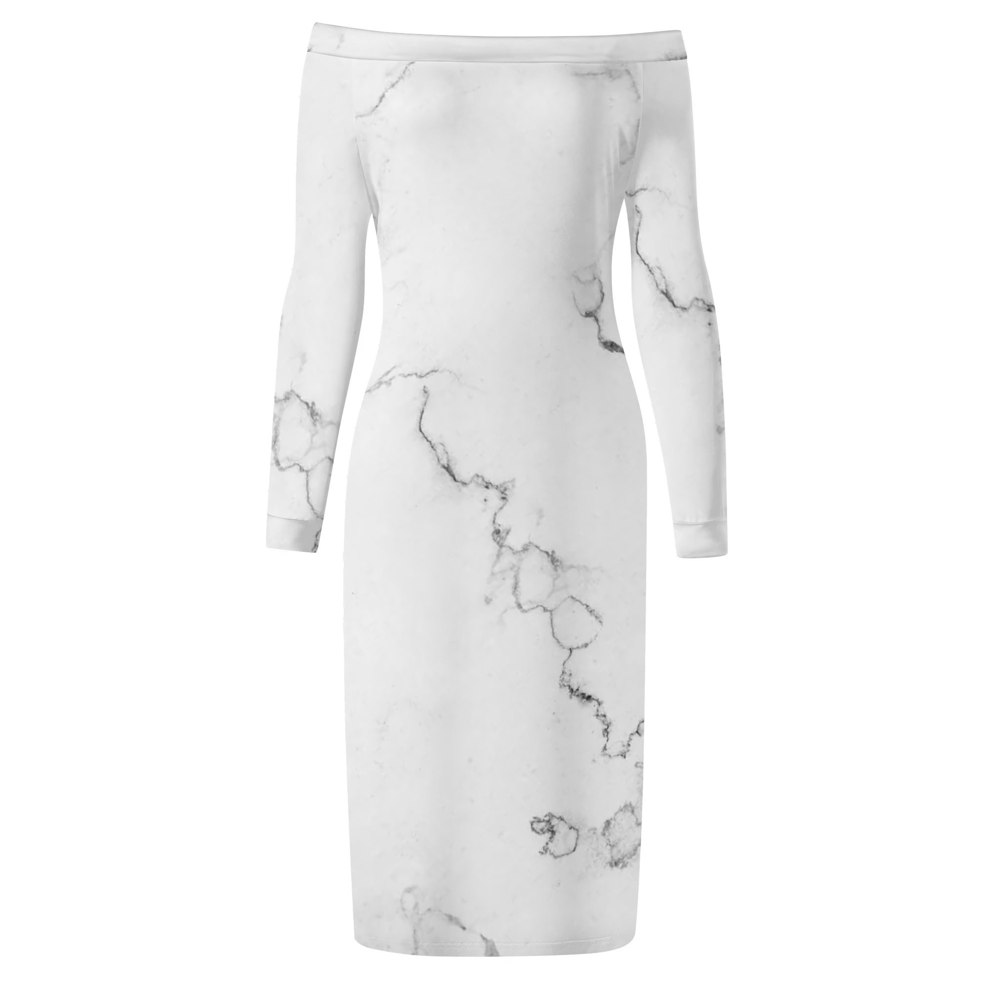 Abito elegante da donna a maniche lunghe - immagine 4