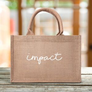 Borsa tote in juta